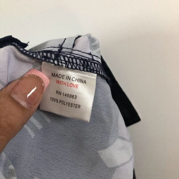 Anthropologie x Mare Mare Blue Lotus Print Floral Flat Chino Mini Shorts Size XS - Picture 11 of 14